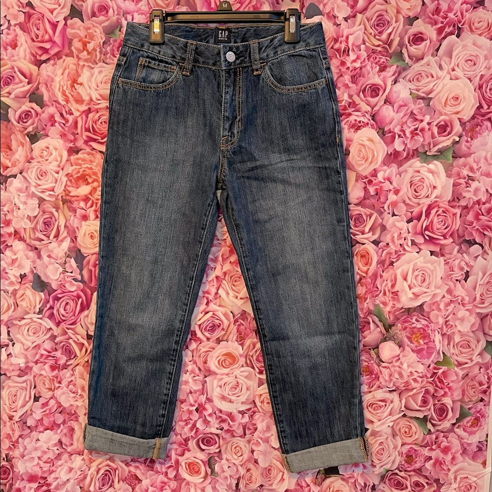 🔥 SALE GAP Girlfriend Cropped Jeans | Size 12